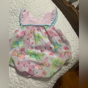 Summer flower bubble suit.